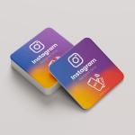 Plaque reseaux sociaux et google avis