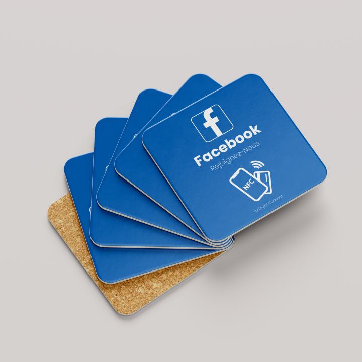 Plaque reseaux sociaux et google avis