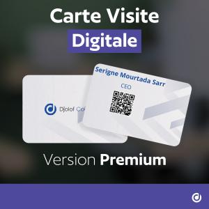 Carte de visite connectée – Version Premium